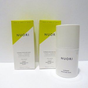 NUORI SUPREME MOISTURE MASK HYDRATION BOOSTER 1.7 OZ 2 PC LOT